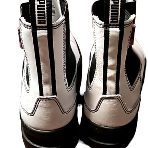 Puma Mayze White Chelsea Boot Sz 7 - Picture 6 of 10
